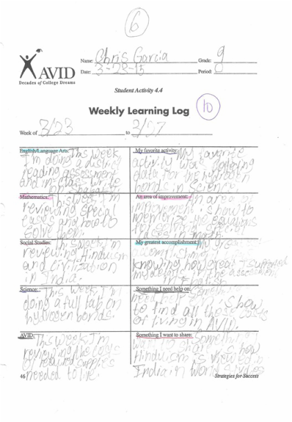 weekly-learning-logs
